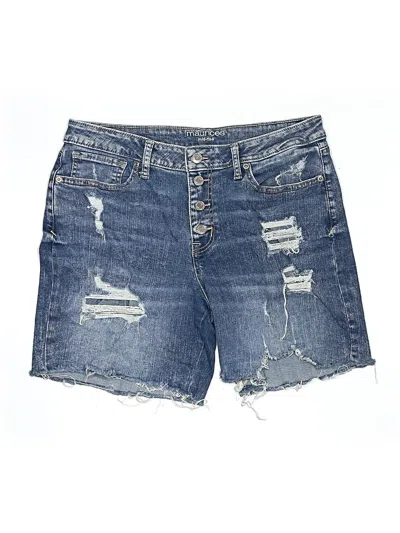 Pre-owned Maurices Denim Shorts In Blue