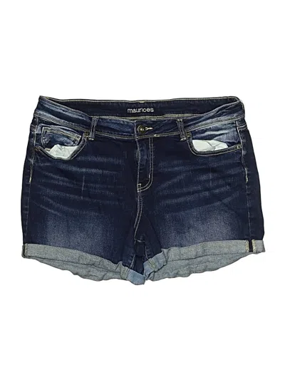 Pre-owned Maurices Denim Shorts In Blue