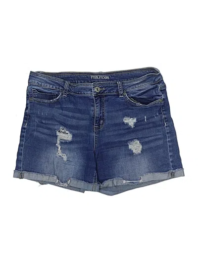 Pre-owned Maurices Denim Shorts In Blue