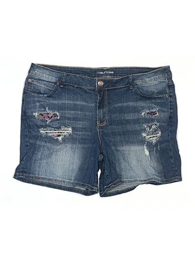 Pre-owned Maurices Denim Shorts In Blue