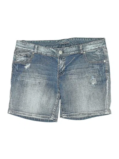 Pre-owned Maurices Denim Shorts In Silver