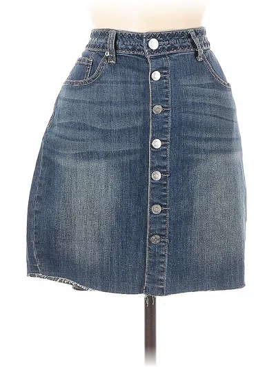 Pre-owned Maurices Denim Skirt In Blue