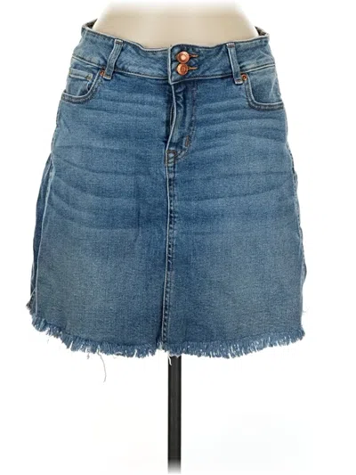 Pre-owned Maurices Denim Skirt In Blue