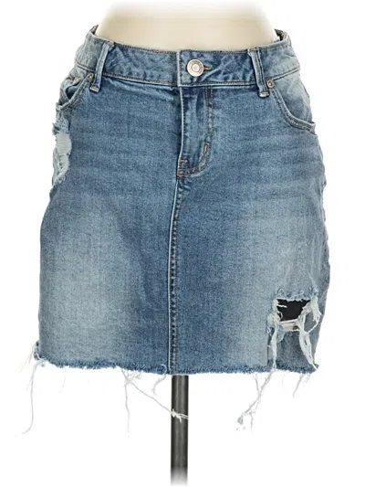 Pre-owned Maurices Denim Skirt In Blue