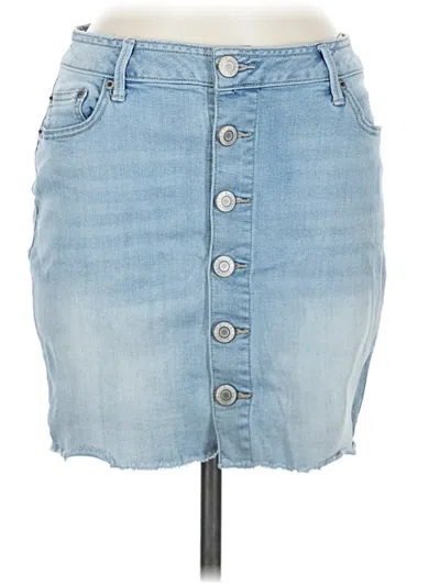Pre-owned Maurices Denim Skirt In Blue