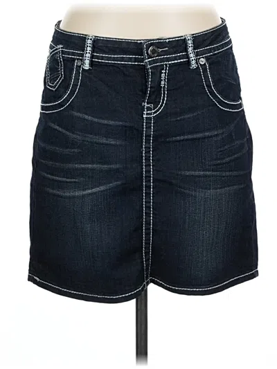Pre-owned Maurices Denim Skirt In Blue
