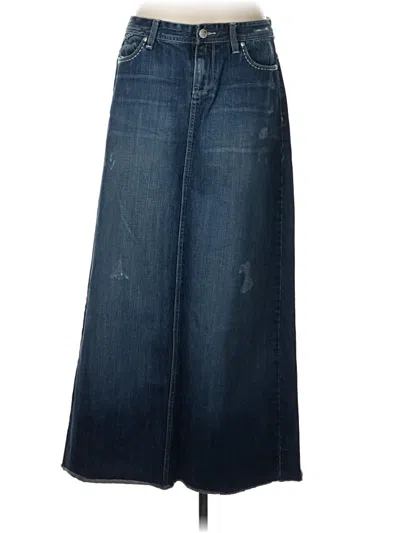 Pre-owned Maurices Denim Skirt In Blue