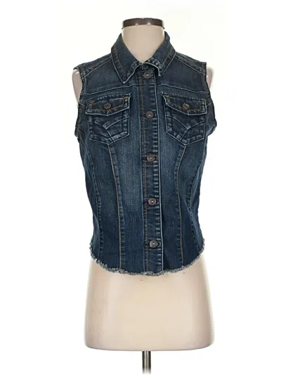 Pre-owned Maurices Denim Vest In Blue