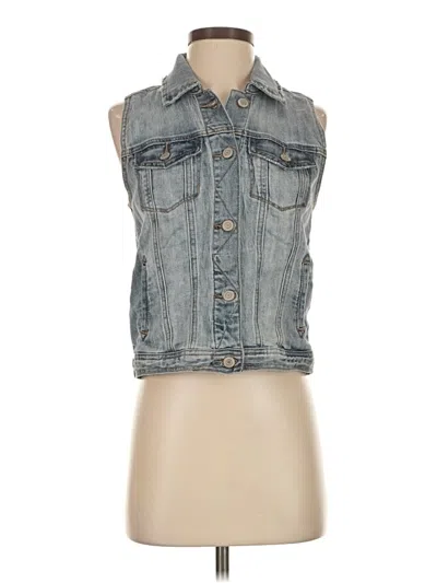 Pre-owned Maurices Denim Vest In Blue