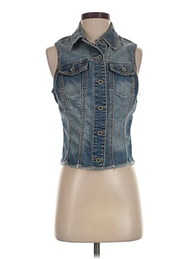 Pre-owned Maurices Denim Vest In Blue