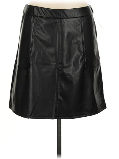 Maurices Faux Leather Skirt In Black