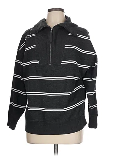 Pre-owned Maurices Fleece Jacket In Black