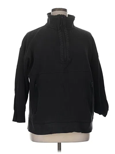 Pre-owned Maurices Fleece Jacket In Black