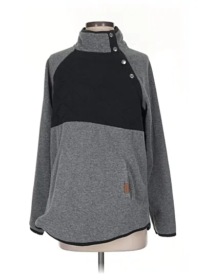 Pre-owned Maurices Fleece Jacket In Gray