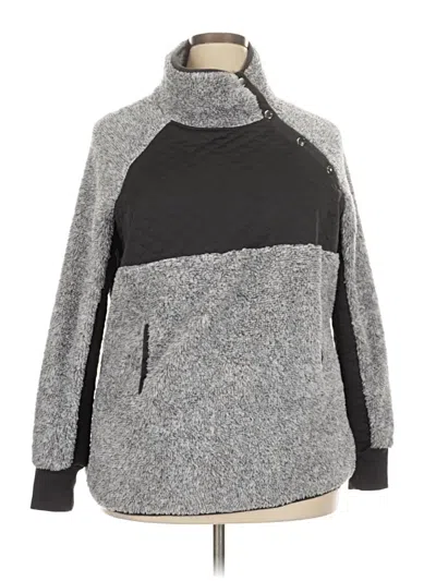 Pre-owned Maurices Fleece Jacket In Gray