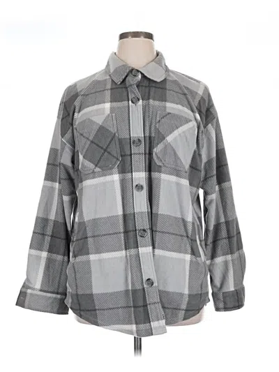 Pre-owned Maurices Fleece Jacket In Gray