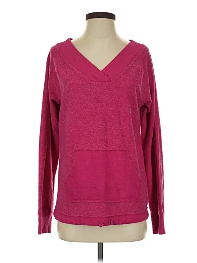 Pre-owned Maurices Fleece Jacket In Pink
