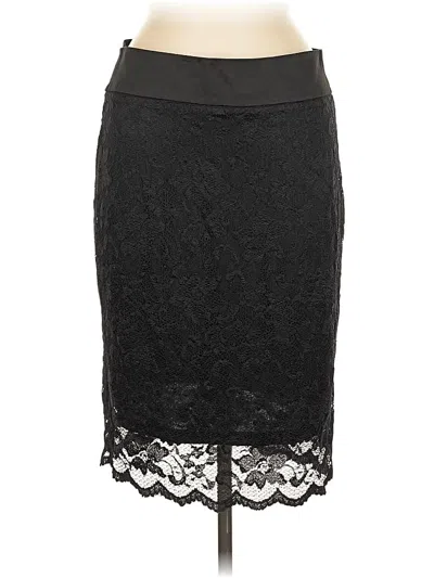 Pre-owned Maurices Formal Skirt In Black