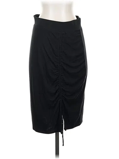 Pre-owned Maurices Formal Skirt In Black