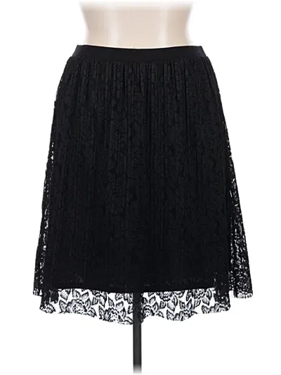 Pre-owned Maurices Formal Skirt In Black