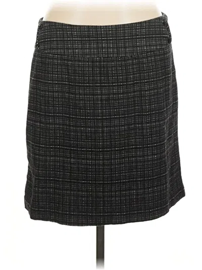 Pre-owned Maurices Formal Skirt In Gray