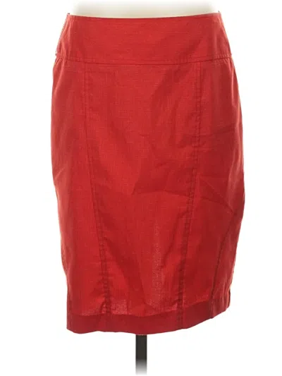 Pre-owned Maurices Formal Skirt In Red