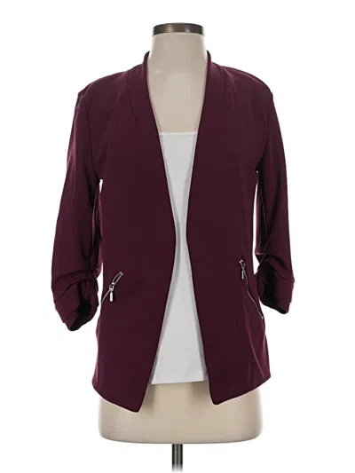 Pre-owned Maurices Jacket In Burgundy