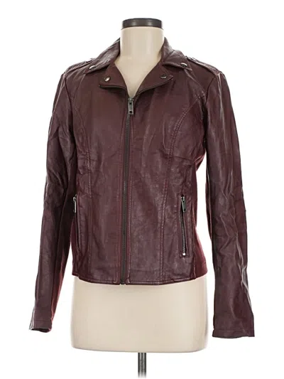 Maurices Jacket In Burgundy