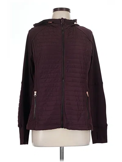 Pre-owned Maurices Jacket In Burgundy