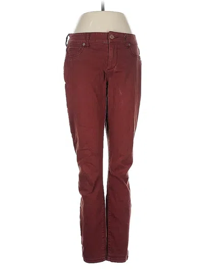 Pre-owned Maurices Jeans In Burgundy