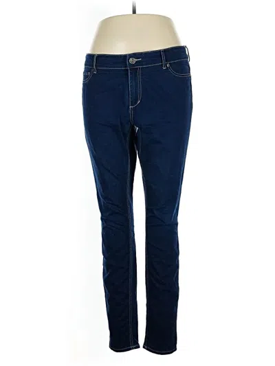 Pre-owned Maurices Jeggings In Blue