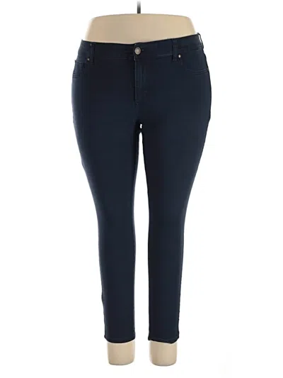 Pre-owned Maurices Jeggings In Blue