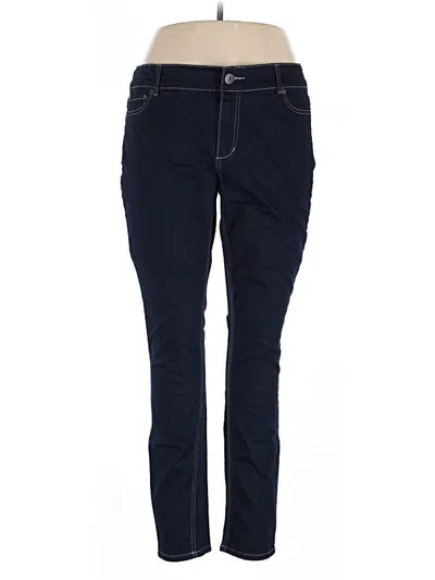 Pre-owned Maurices Jeggings In Blue