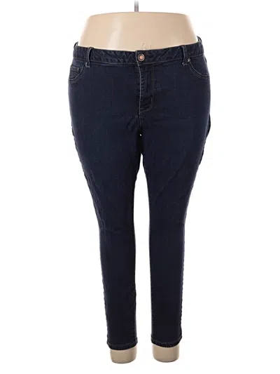 Pre-owned Maurices Jeggings In Blue