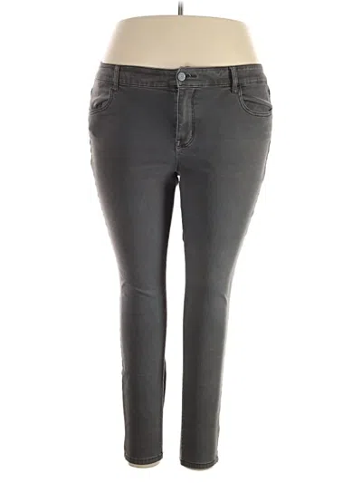 Pre-owned Maurices Jeggings In Gray