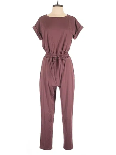 Pre-owned Maurices Jumpsuit In Burgundy