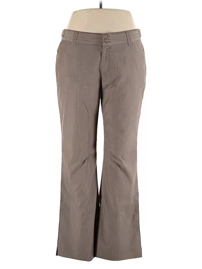 Pre-owned Maurices Khaki Pant In Brown