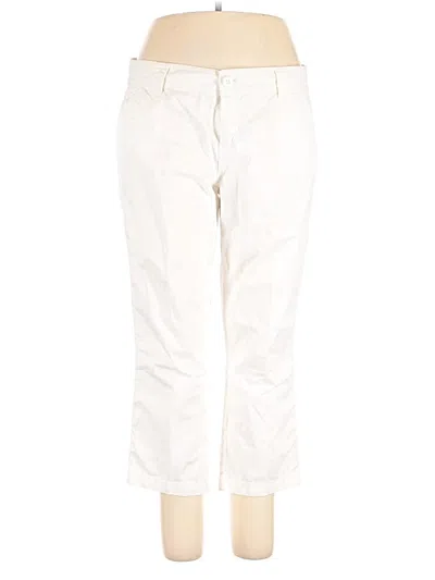Pre-owned Maurices Khaki Pant In White