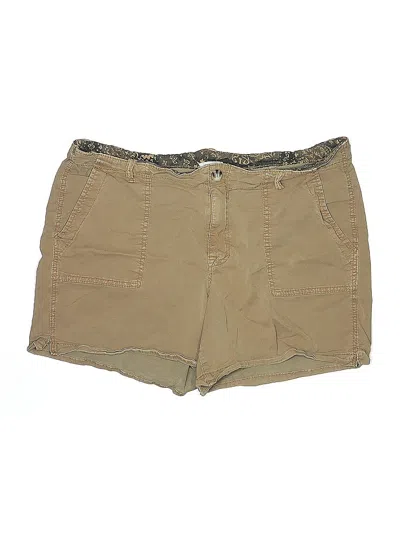 Pre-owned Maurices Khaki Shorts In Brown