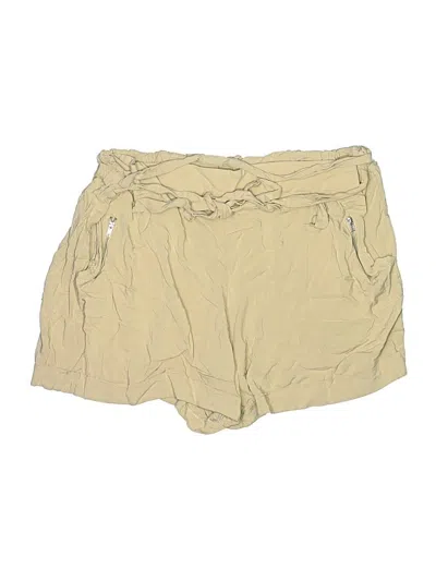 Pre-owned Maurices Khaki Shorts In Gold