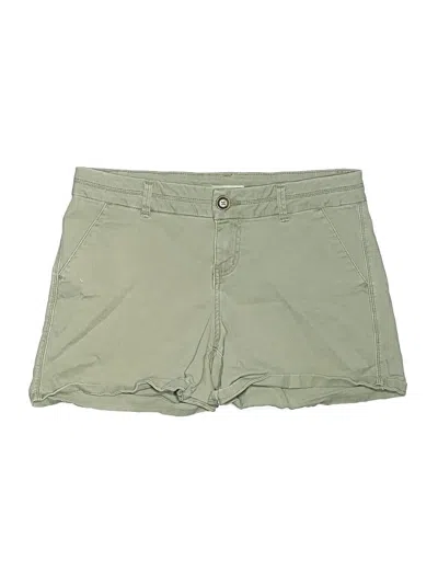 Pre-owned Maurices Khaki Shorts In Green