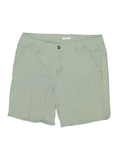 Pre-owned Maurices Khaki Shorts In Green