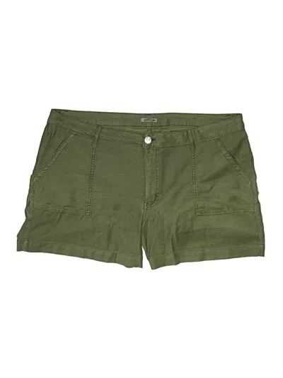 Pre-owned Maurices Khaki Shorts In Green