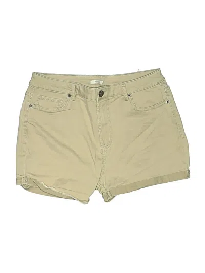 Pre-owned Maurices Khaki Shorts In Tan