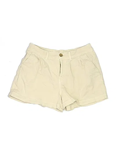 Pre-owned Maurices Khaki Shorts In White
