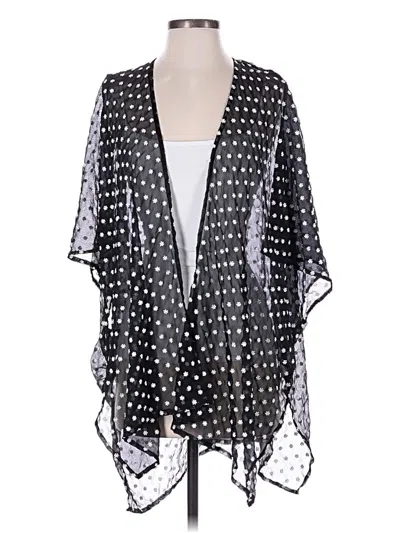 Pre-owned Maurices Kimono In Black