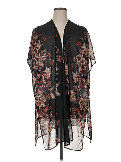 Pre-owned Maurices Kimono In Black