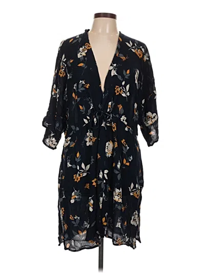 Pre-owned Maurices Kimono In Black
