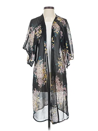 Pre-owned Maurices Kimono In Black