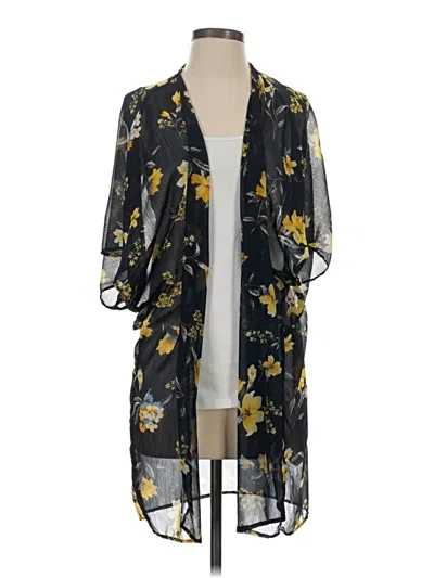 Pre-owned Maurices Kimono In Black